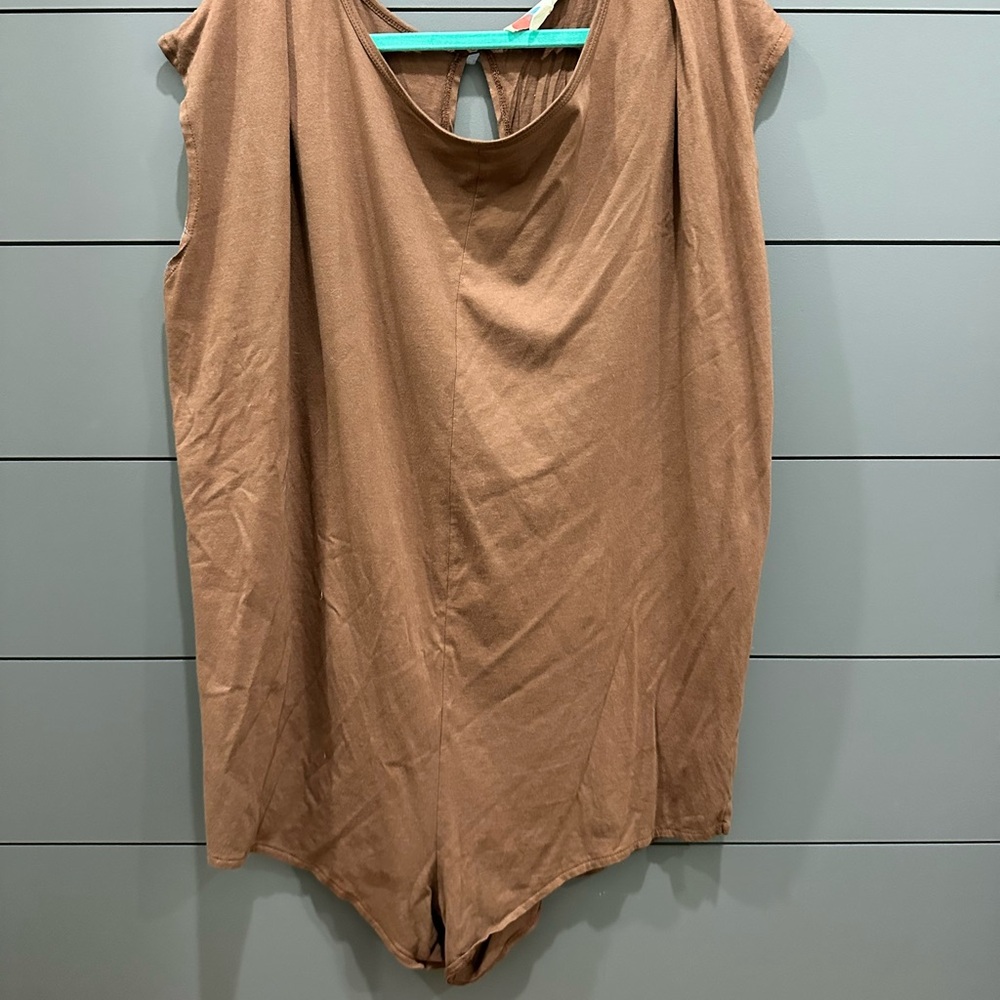 Free People Tan Swim Coverup
